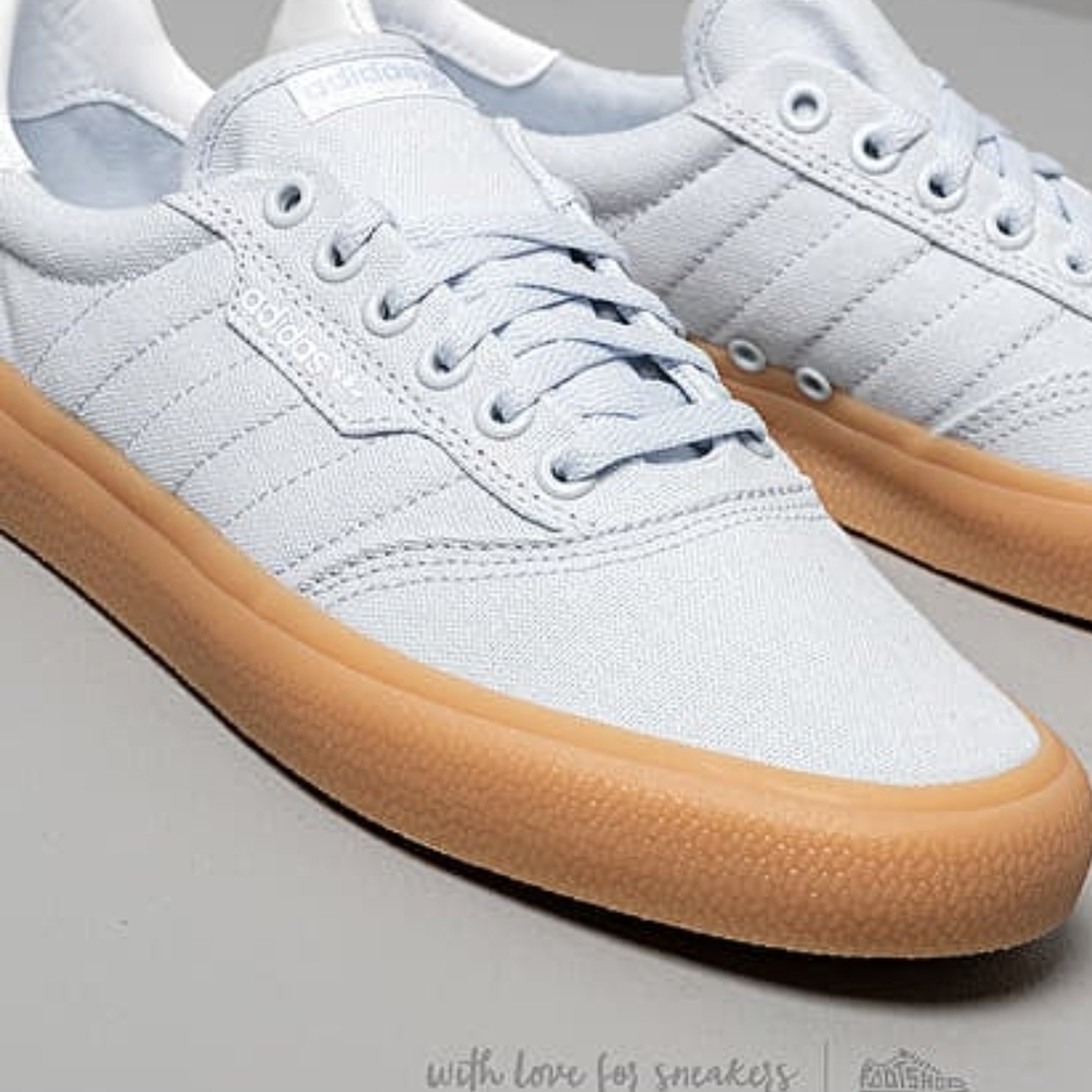 Adidas Men's White and Brown Sneakers - Picture 2 of 6